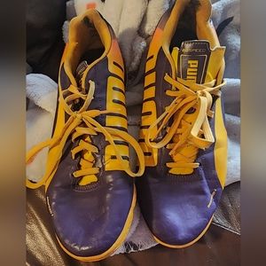 Orange And Purple Puma Sport Lifestyle shoes